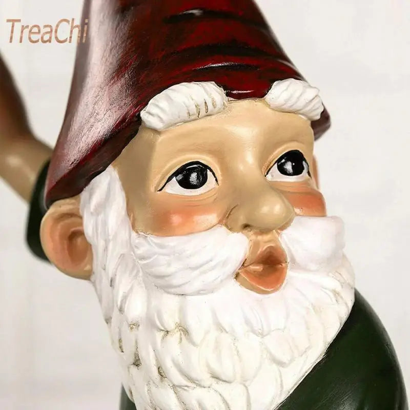 Tree Peeing Resin Garden Gnome