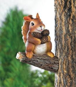 Gathering Squirrel Tree Figurine