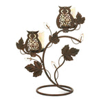 Owl Duo Votive Stand