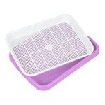 Bean Sprouts Double-layer Seedling Tray Plastic Hydroponic Nursery Pots