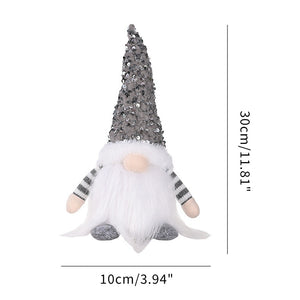 Gnome Lamp Luminous Christmas Mini Doll Tree Plush Hanging Pendant Decoration For Home Party Hanging Ornaments Xmas New Year