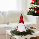 Gnome Lamp Luminous Christmas Mini Doll Tree Plush Hanging Pendant Decoration For Home Party Hanging Ornaments Xmas New Year